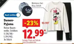 Lidl Damen-Pyjama Angebot