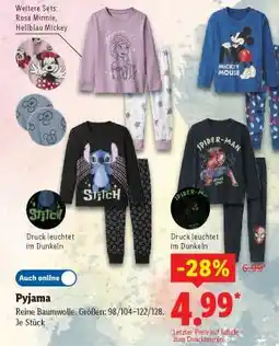 Lidl Pyjama Angebot