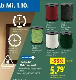 Lidl Parkside Mehrzweckseil Angebot