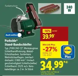 Lidl PARKSIDE Stand-Bandschleifer Angebot