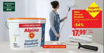 Lidl ALPINA Universal-Wandfarbe Angebot