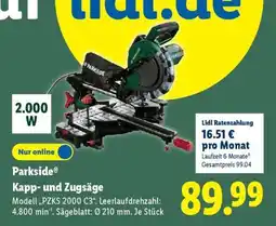 Lidl PARKSIDE Kapp- und Zugsäge Angebot