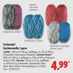 Lidl crelando Sockenwolle/-garn Angebot