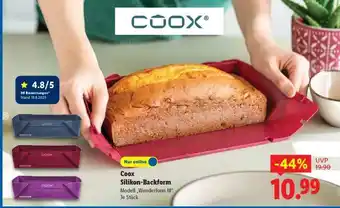 Lidl COOX Silikon-Backform Angebot