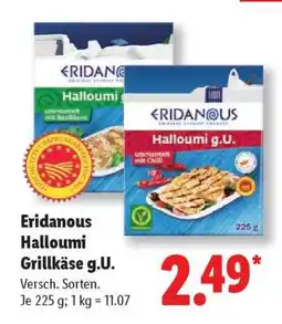 Lidl Eridanous Halloumi Grillkäse g.U Angebot