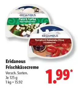 Lidl Eridanous Frischkäsecreme Angebot