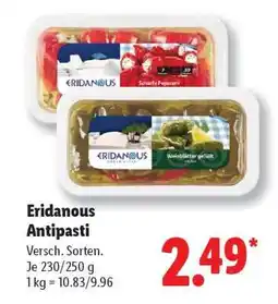 Lidl Eridanous Antipasti Angebot