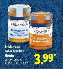 Lidl Eridanous Griechischer Honig Angebot