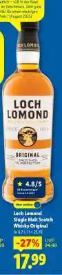 Lidl Loch Lomond Single Malt Scotch Whisky Original Angebot