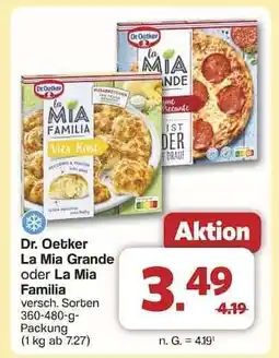 Famila Nord Ost Dr. Oetker La Mia Grande oder La Mia Familia Angebot
