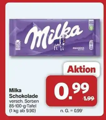 Famila Nord Ost MILKA Schokolade Angebot