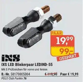 Polo Ixs Led Blinkerpaar Ledind-55 Angebot