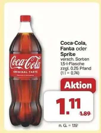 Famila Nord Ost Coca-Cola, Fanta oder Sprite Angebot