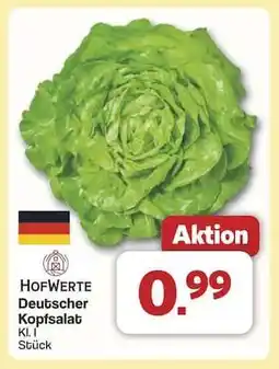 Famila Nord Ost HofWerte Deutscher Kopfsalat Angebot