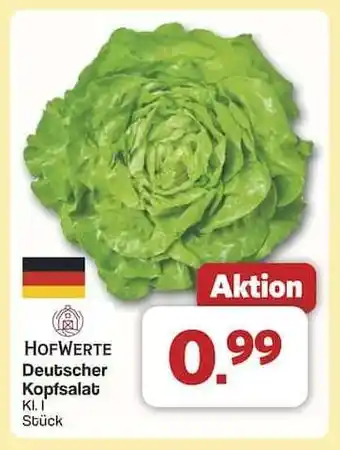 Famila Nord Ost HofWerte Deutscher Kopfsalat Angebot
