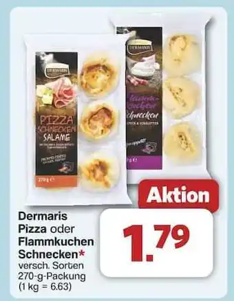 Famila Nord Ost Dermaris Pizza oder Flammkuchen Schnecken Angebot