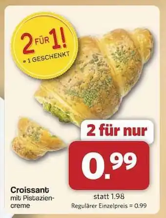 Famila Nord Ost Croissant mit Pistaziencreme Angebot