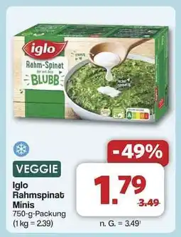 Famila Nord Ost Iglo Rahmspinat Minis Angebot