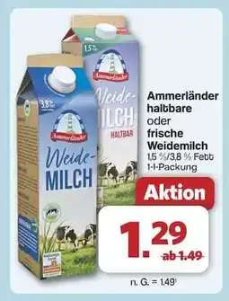 Famila Nord Ost Ammerländer haltbare oder frische Weidemilch Angebot