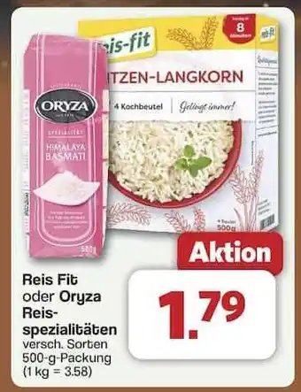 Famila Nord Ost Reis Fit oder Oryza Reisspezialitäten Angebot