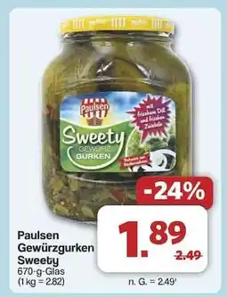 Famila Nord Ost Paulsen Gewürzgurken Sweety Angebot