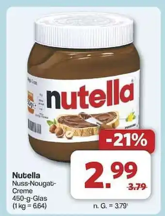 Famila Nord Ost nutella Angebot