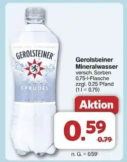 Famila Nord Ost Gerolsteiner Mineralwasser Angebot
