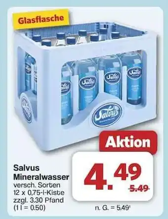 Famila Nord Ost Salvus Mineralwasser Angebot