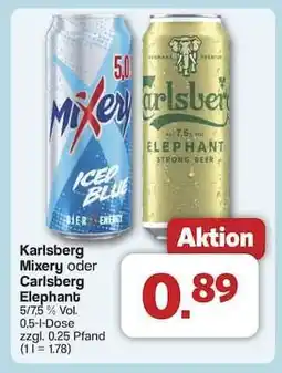 Famila Nord Ost Karlsberg Mixery oder Carlsberg Elephant Angebot
