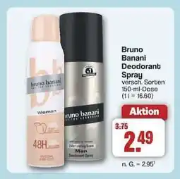 Famila Nord Ost bruno banani Deodorant Spray Angebot