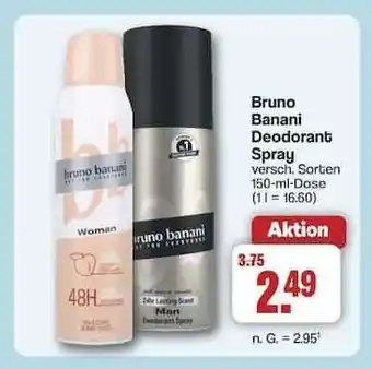 Famila Nord Ost bruno banani Deodorant Spray Angebot
