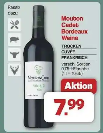 Famila Nord Ost Mouton Cadet Bordeaux Weine Angebot