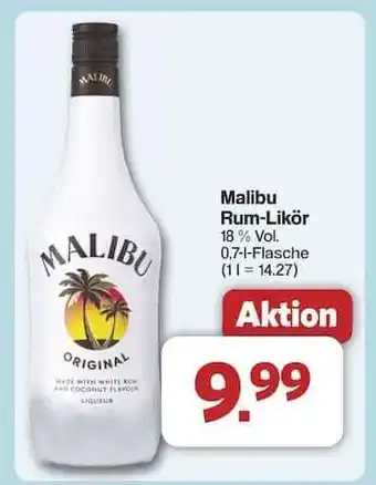 Famila Nord Ost Malibu Rum-Likör Angebot