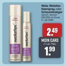 Famila Nord Ost WELLA WELLAFLEX Haarspray oder Schaumfestiger Angebot