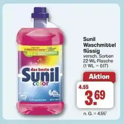 Famila Nord Ost Sunil Waschmittel flüssig Angebot