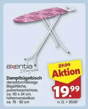 Famila Nord Ost Dampfbügeltisch Angebot