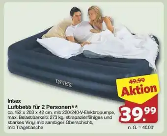 Famila Nord Ost Intex Luftbett für 2 Personen Angebot
