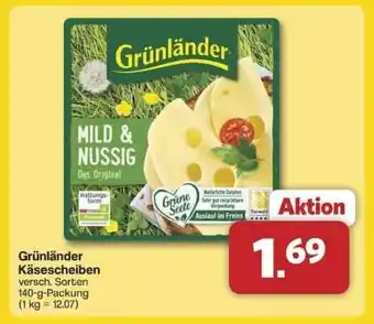 Famila Nord Ost Grünländer Käsescheiben Angebot