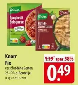 Famila Nord Ost Knorr Fix Angebot