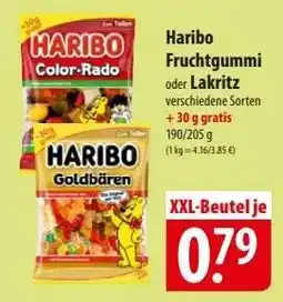 Famila Nord Ost Haribo Fruchtgummi oder Lakritz Angebot