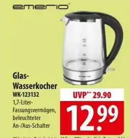 Famila Nord Ost Glas-Wasserkocher WK-123132 Angebot