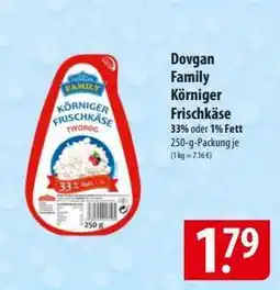 Famila Nord Ost Dovgan Family Körniger Frischkäse Angebot