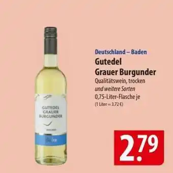 Famila Nord Ost Gutedel Grauer Burgunder Angebot