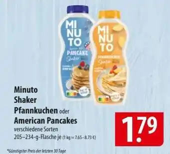 Famila Nord Ost Minuto Shaker Pfannkuchen oder American Pancakes Angebot