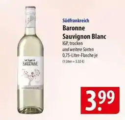 Famila Nord Ost Baronne Sauvignon Blanc Angebot