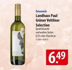 Famila Nord Ost Landhaus Paul Grüner Veltliner Selection Angebot