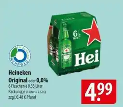 Famila Nord Ost Heineken Original oder 0,0% Angebot