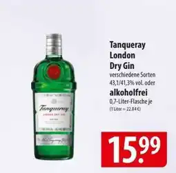 Famila Nord Ost Tanqueray London Dry Gin Angebot