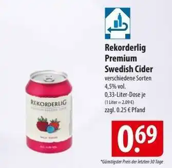 Famila Nord Ost Rekorderlig Premium Swedish Cider Angebot