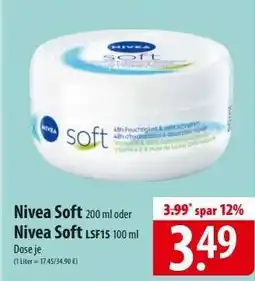 Famila Nord Ost Nivea Soft Angebot